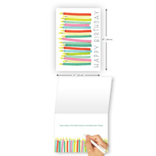 'Birthday Candles' Birthday Card - Northern Cards