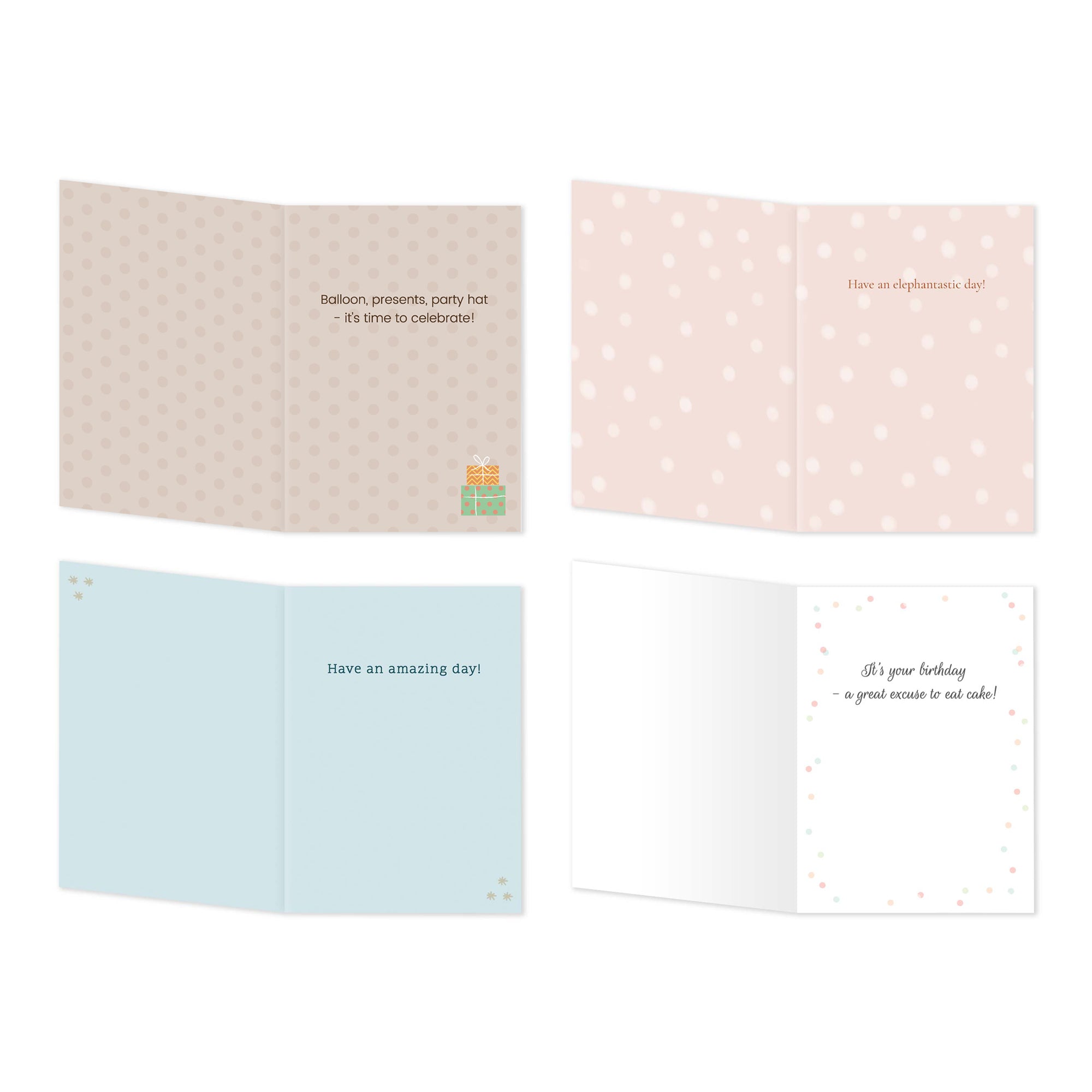 Children's Birthday Card Assortment Boxset (8 Cards) - Version 1 - Northern Cards