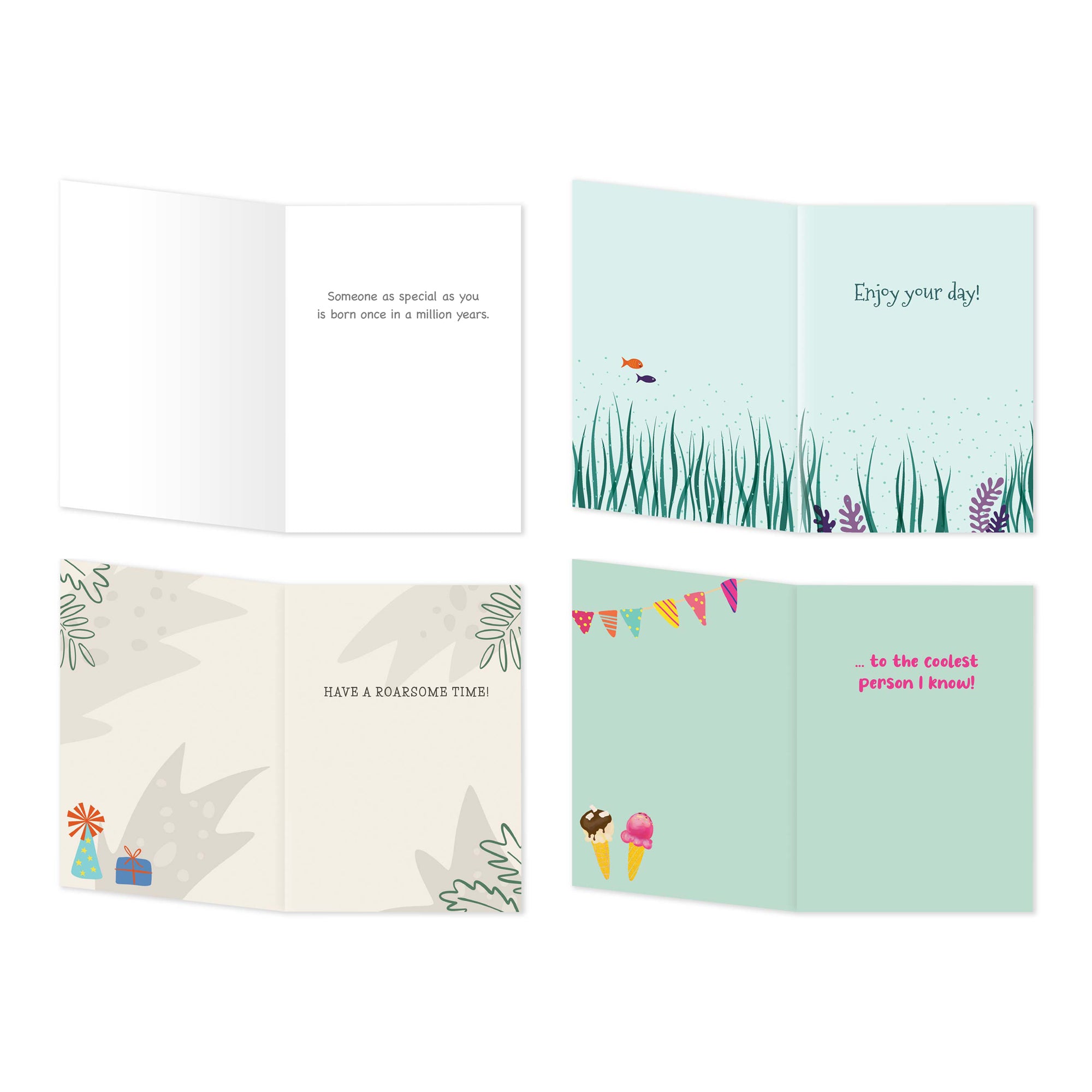 Children's Birthday Card Assortment (8 Cards) - Version 2 - Northern Cards
