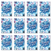 Boxed Set of 12 Floral Watercolour Thinking of You Cards - Northern Cards