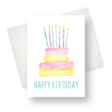 'Birthday Cake and Candles' Card - Northern Cards