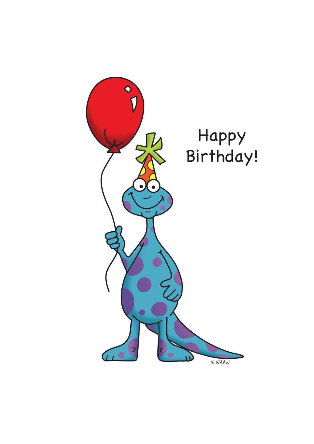 'Dino' Birthday Card - Northern Cards