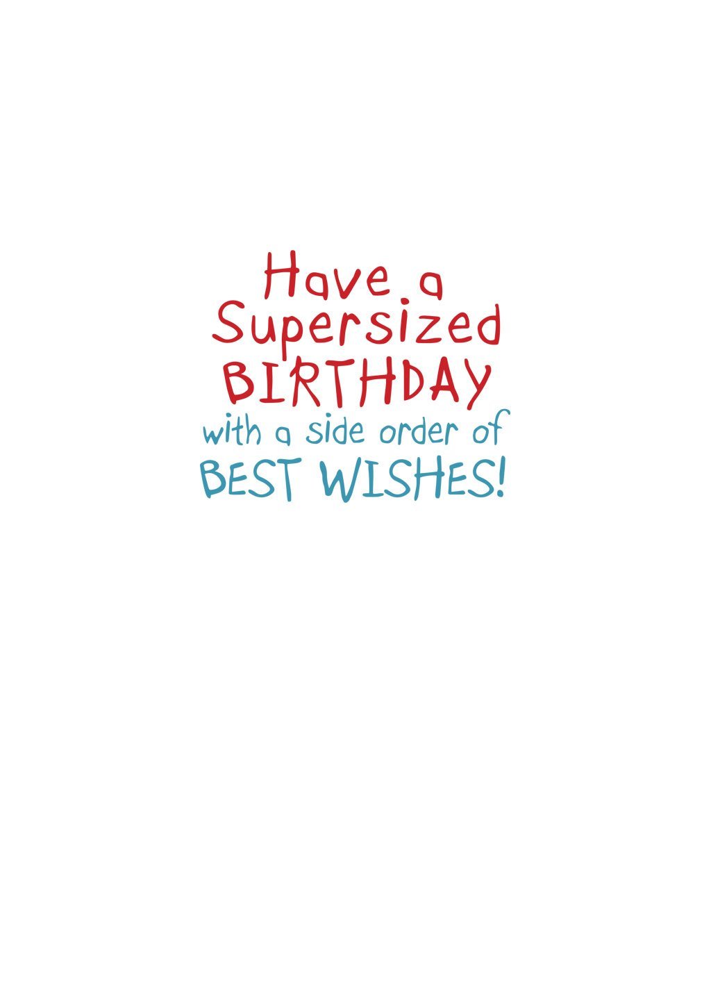 'Giant M' Cat Birthday Card - Northern Cards