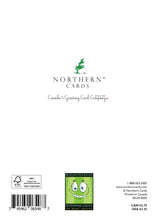 'Giant M' Cat Birthday Card - Northern Cards