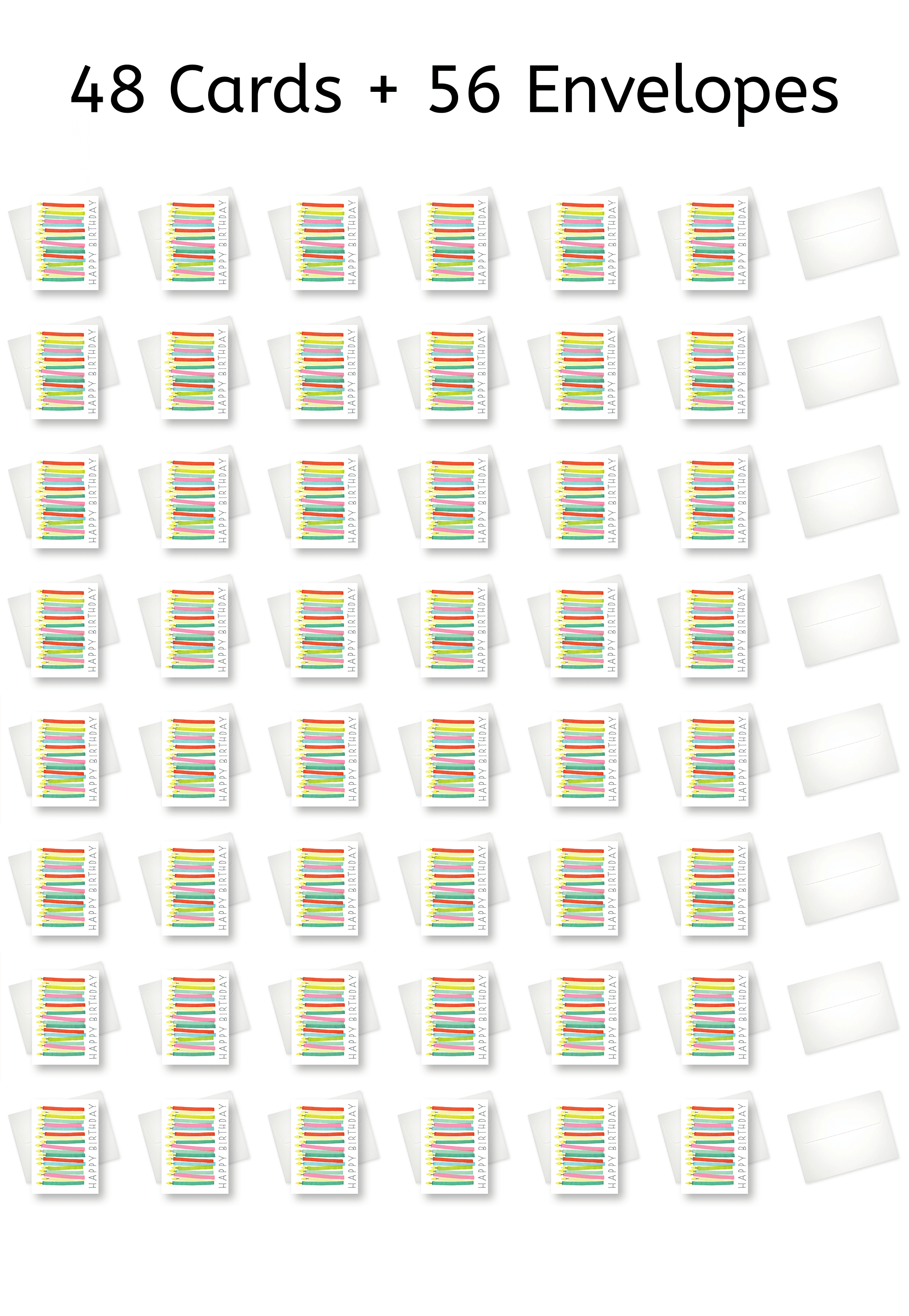 'Birthday Candles' Birthday Card - Northern Cards