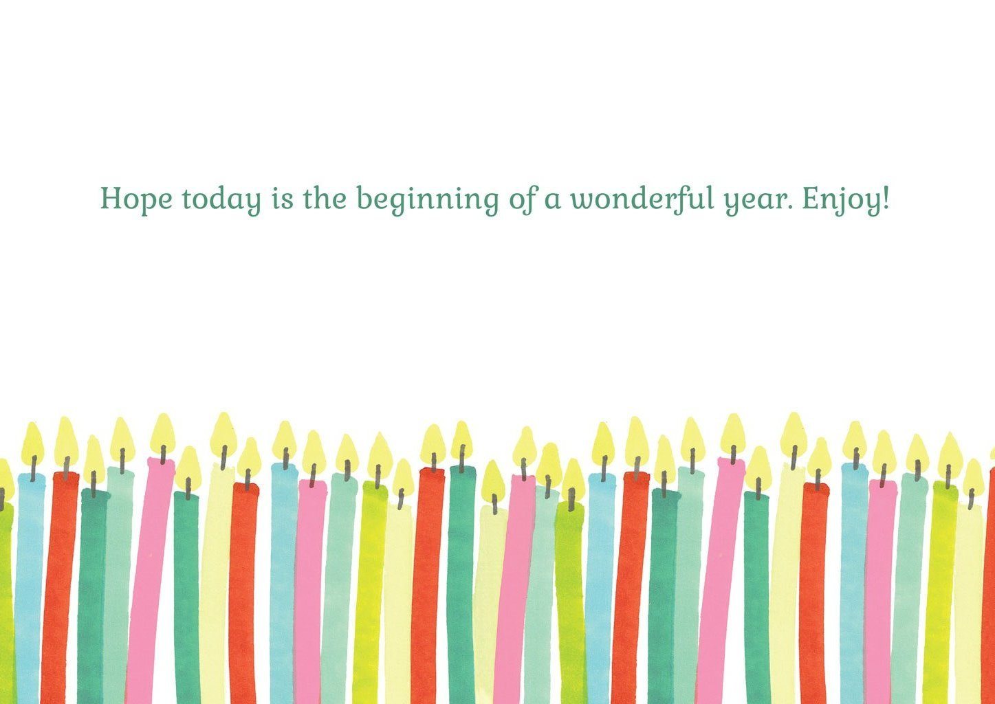 'Birthday Candles' Birthday Card - Northern Cards