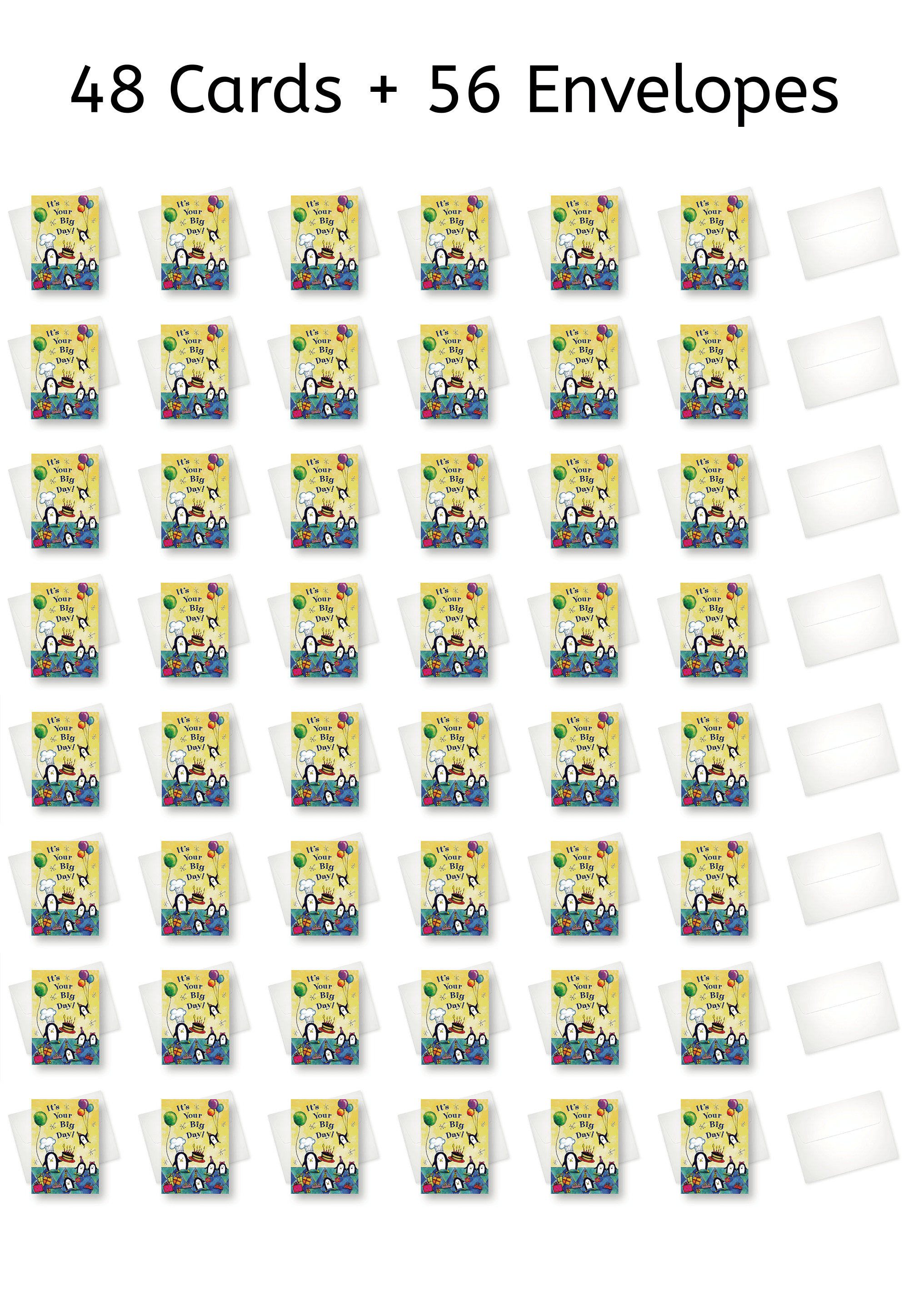 'Penguin Party‘ Birthday Card - Northern Cards