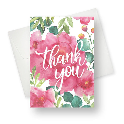 Floral Thank You Card - Northern Cards