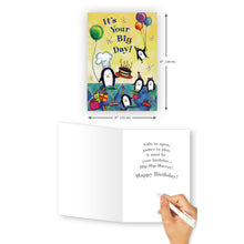 'Penguin Party‘ Birthday Card - Northern Cards