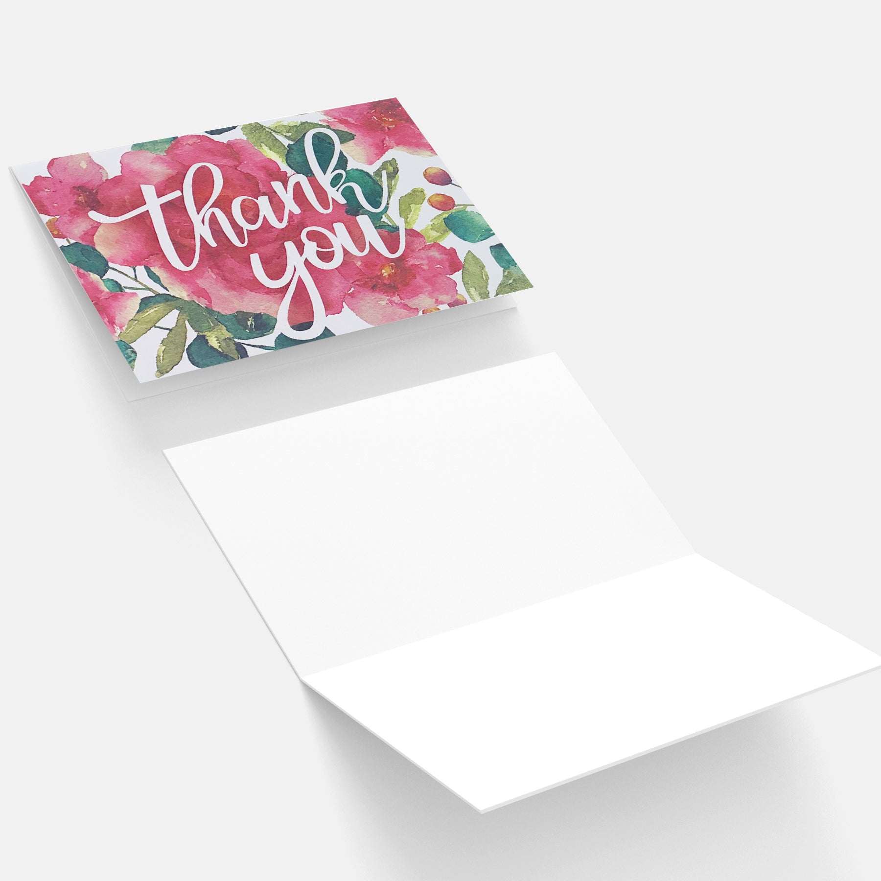 40 Boxed Folded Thank You Notes– Northern Cards