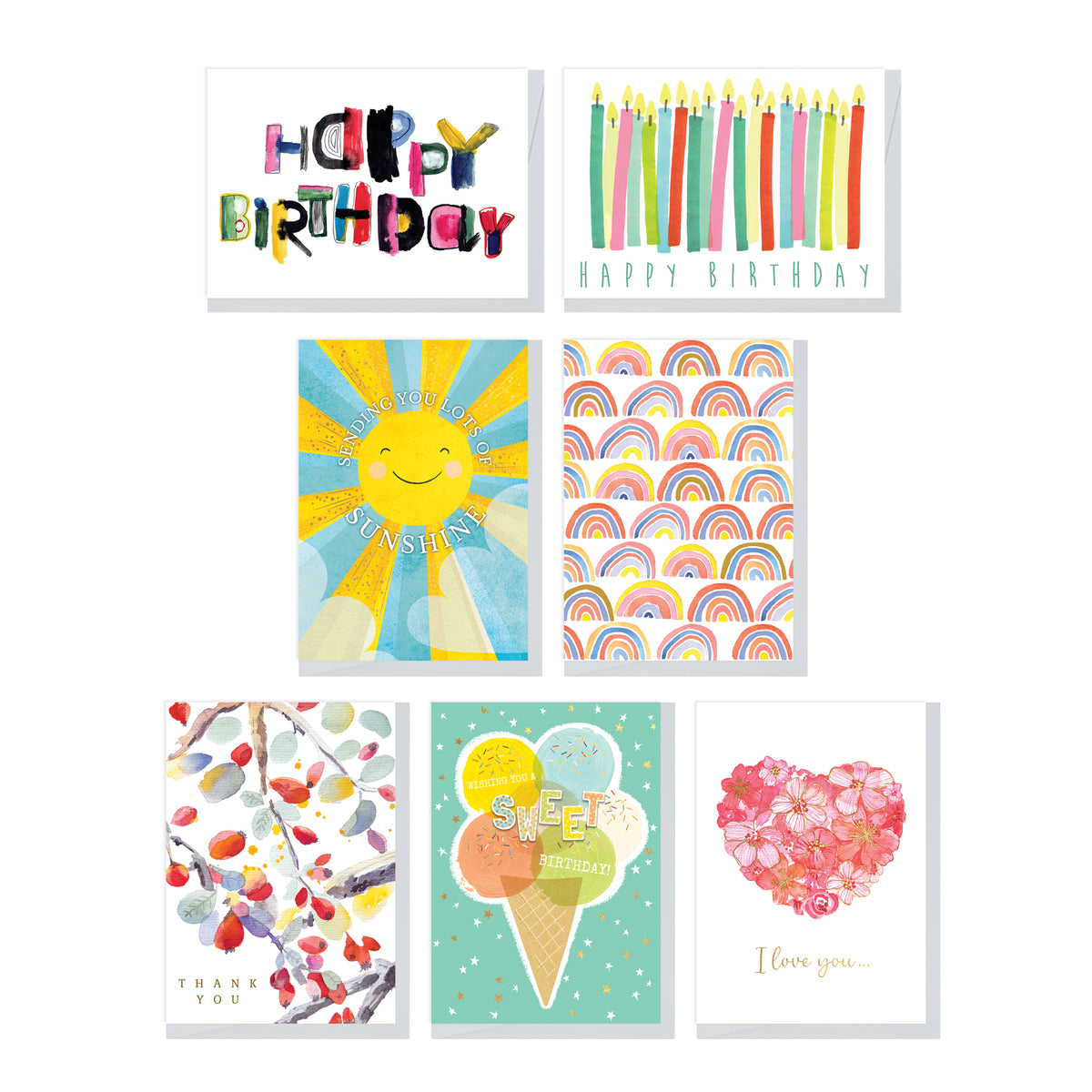 All Occasion Greeting Card Assortment (14 Boxed Cards) - Version 1 ...