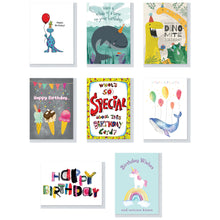 Children's Birthday Card Assortment Boxset (8 Cards) - Version 2 - Northern Cards
