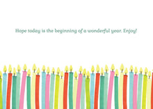 'Birthday Candles' Birthday Card - Northern Cards