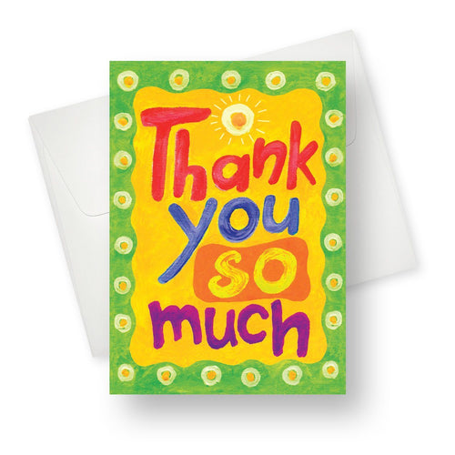 'Thank You So Much' Card - Northern Cards